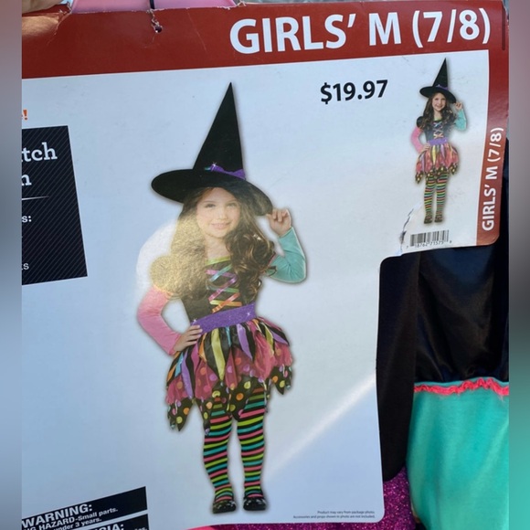 Cute Witch Costume NWT size 7/8 - Picture 3 of 3